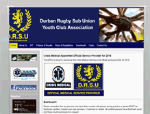 Tablet Screenshot of drsujuniorrugby.co.za